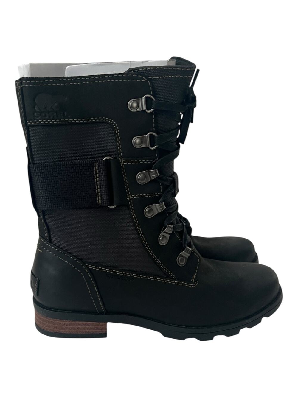 Sorel Women's Emelie Conquest Black Boots Size 7